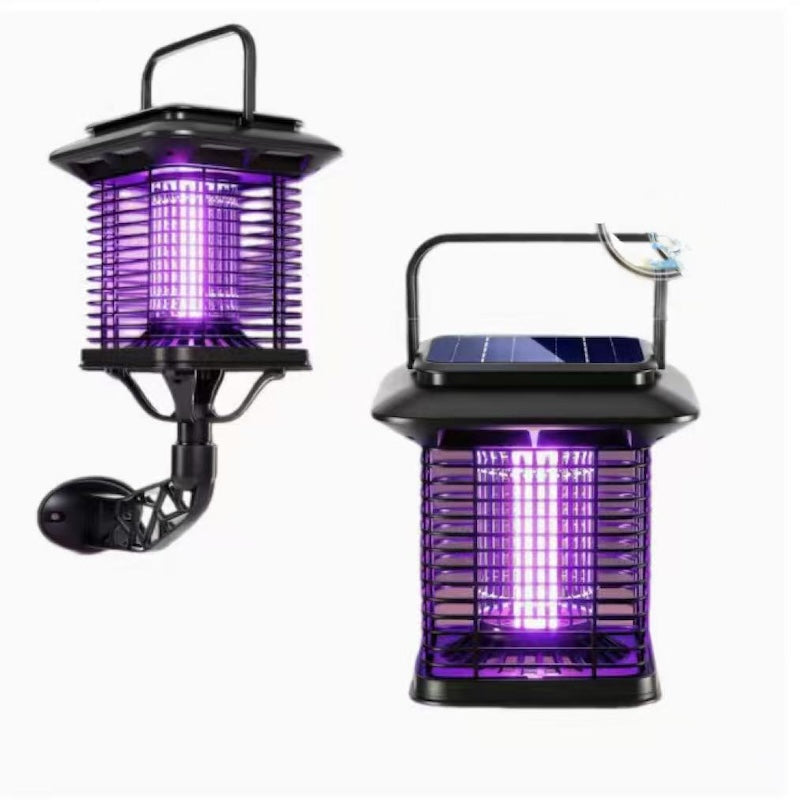 Solar-powered outdoor mosquito repellent lamp, suitable for gardens and courtyards, mosquito and insect repellent lamp