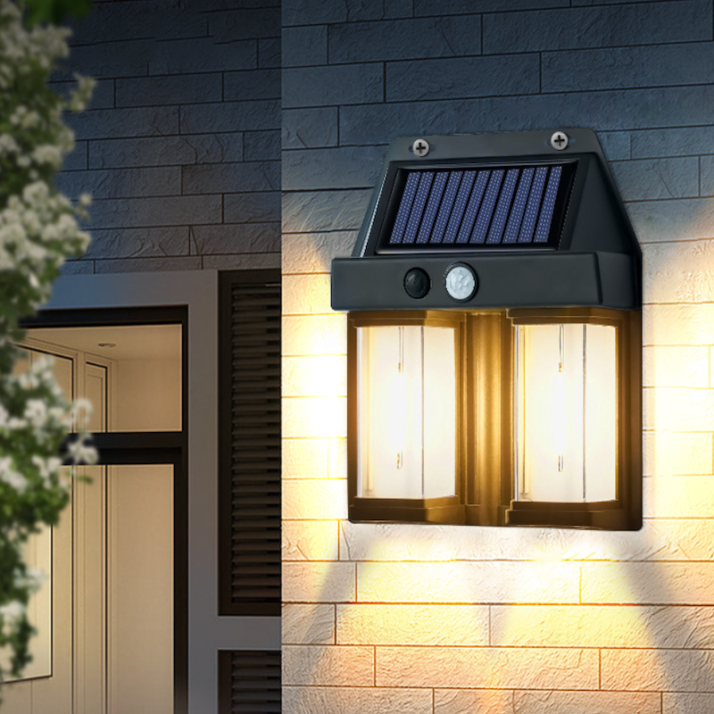 Solar garden lights, household outdoor street lamps, waterproof wall lights