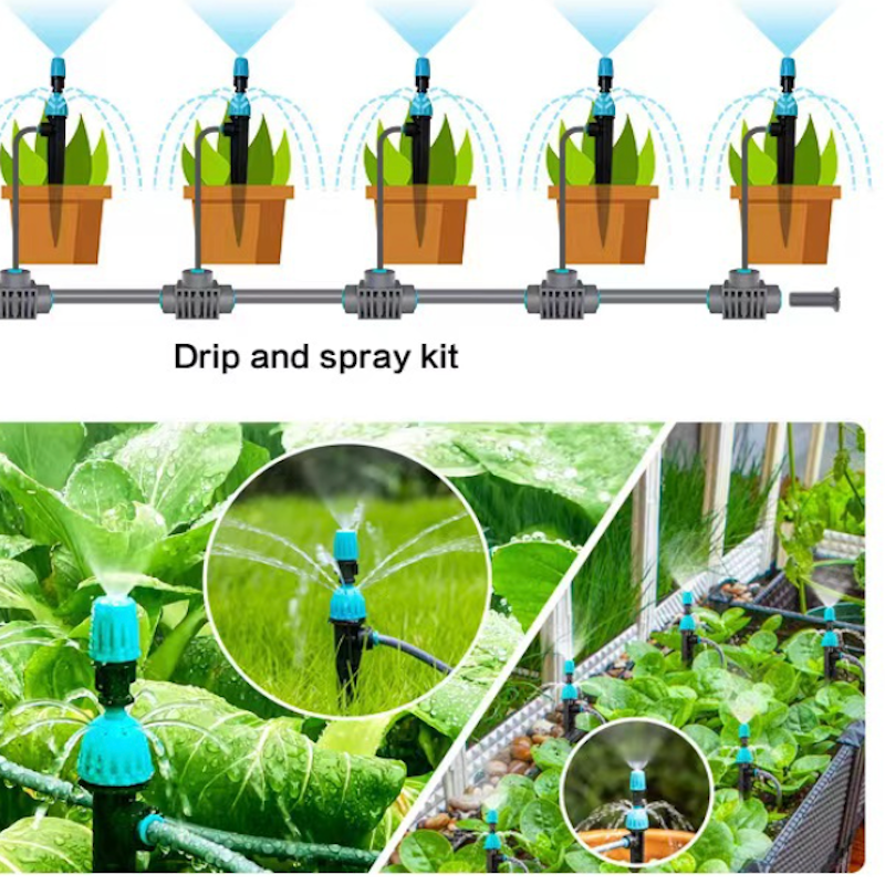 Intelligent automatic watering system for gardening, garden balcony farm watering timer, outdoor irrigation controller