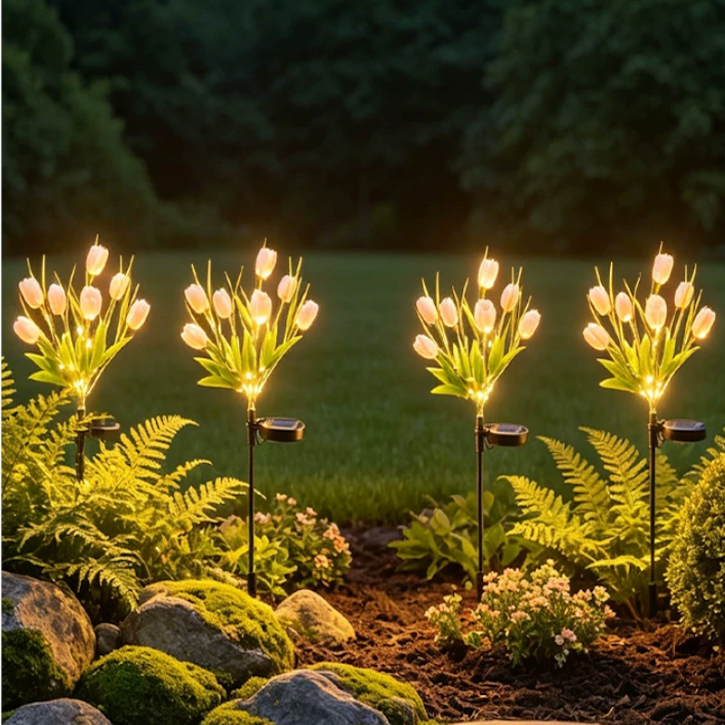 Lawn lights, courtyard floor lamps, floor-standing lanterns, flower lamps, outdoor garden ambiance lights